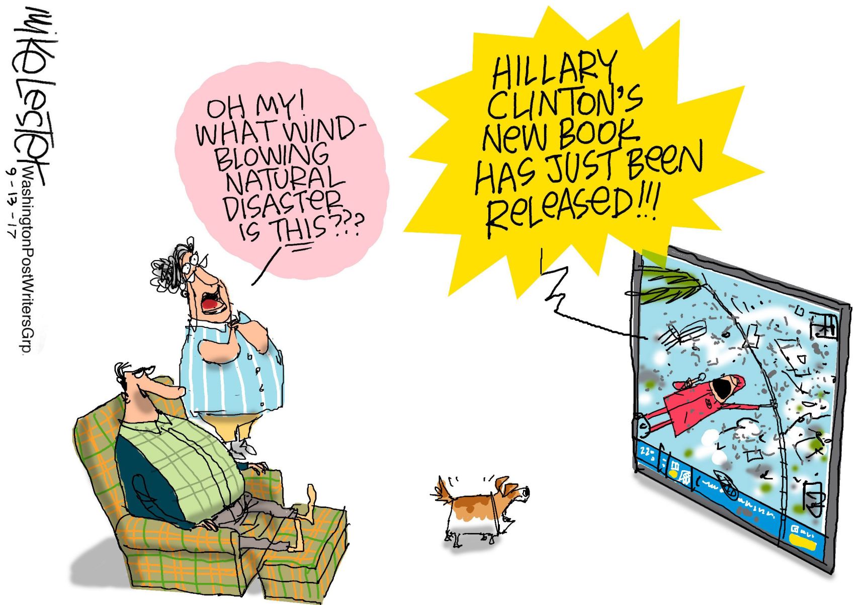 Mike Lester cartoon